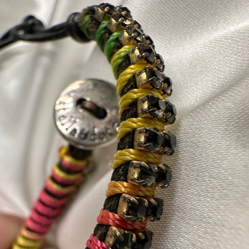 Stella & Dot Rainbow Woven Bracelet – Unisex & Trendy - Picture 7 of 17